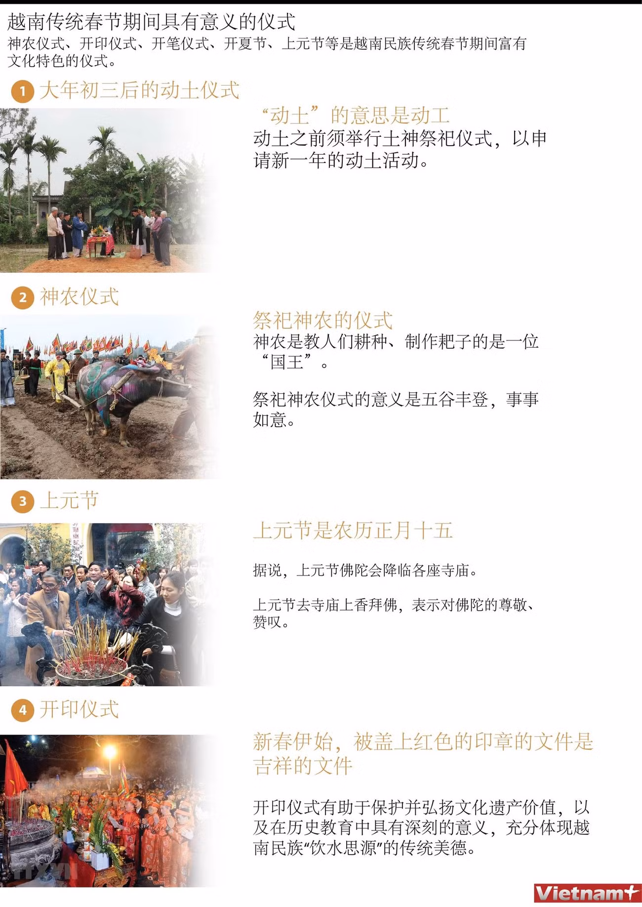 图表新闻：越南传统春节期间具有意义的仪式 ảnh 1