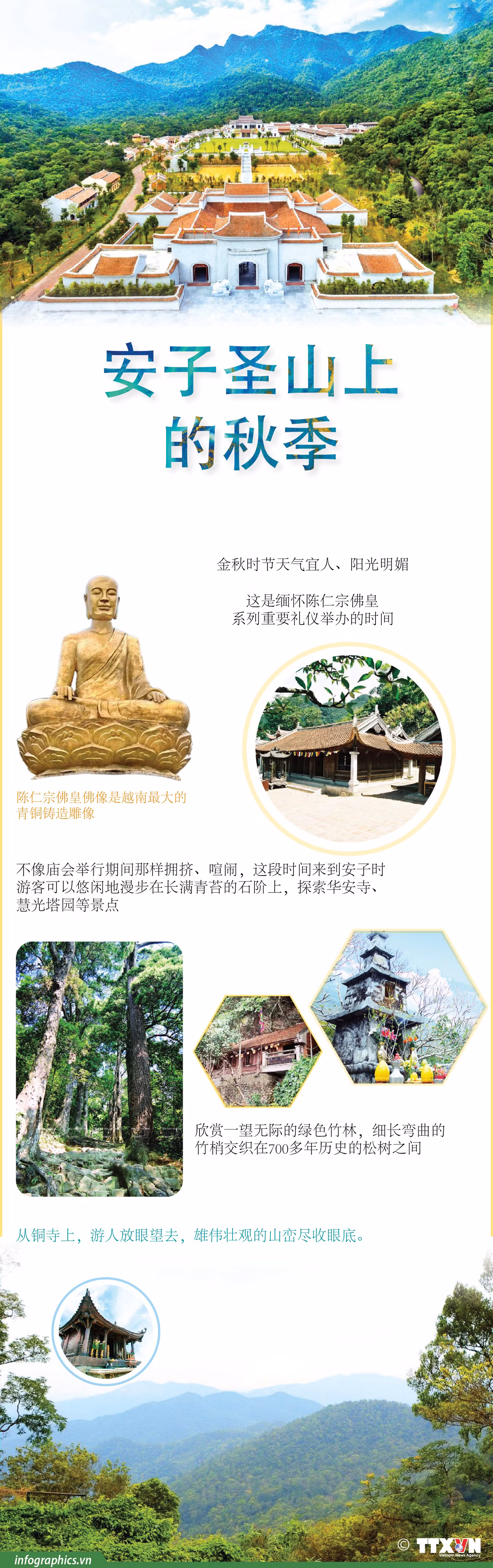 图表新闻：安子圣山上的秋季 ảnh 1