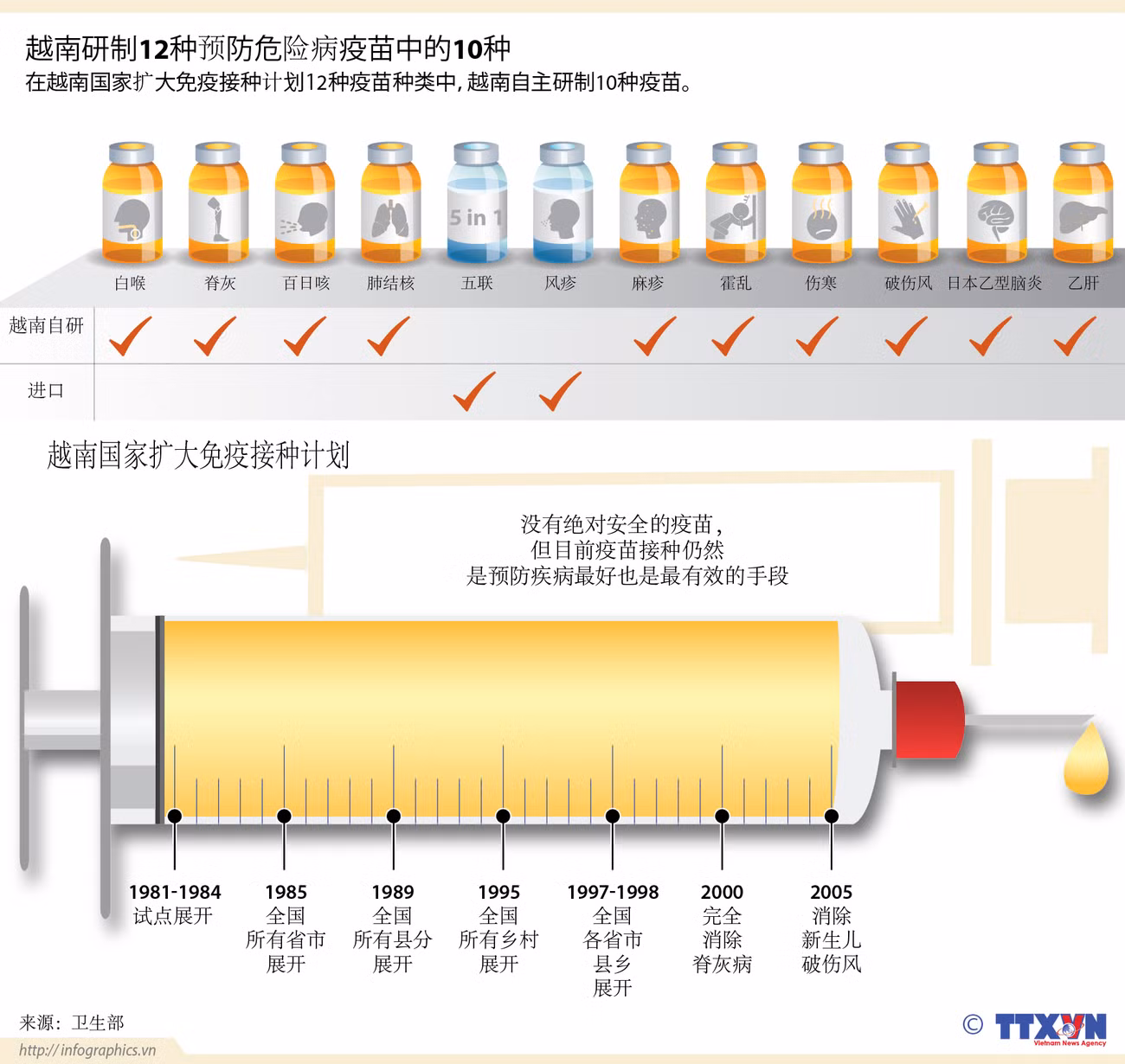 越南研制12种预防危险病疫苗中的10种 ảnh 1