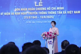 越南通讯社成立80周年纪念典礼暨胡志明勋章授勋仪式在河内隆重举行