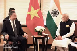 越共中央总书记、国家主席苏林访问印度： 推进两国合作框架迈上新高度