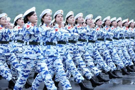 A80 阅兵第四次综合演练：为国庆节阅兵活动做好准备
