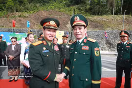 第三届越老边境国防友好交流活动: 深化越老传统友谊