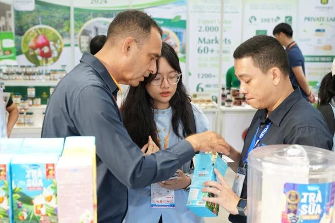 工贸部举行企业对接活动。图自Vietnamplus 3.webp