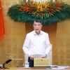 越南政府总理黎明兴在河内主持召开2026年9月政府例行会议及政府与地方视频会议。图自越通社