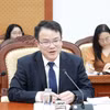 财政部副部长陈国方在会议上发表讲话。图自MOF