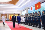 黎明兴总理主持仪式 欢迎日本首相正式访越