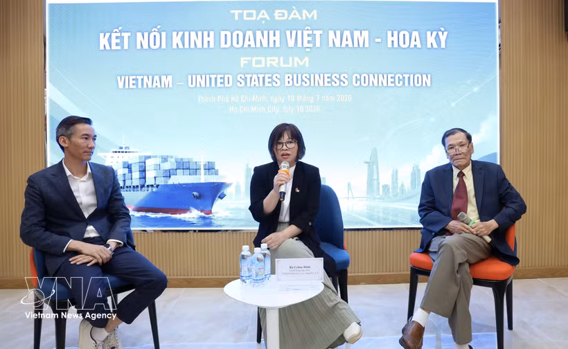 座谈会场景。图自越通社