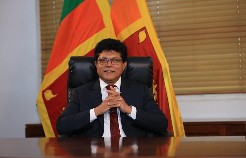 斯里兰卡环境部长、斯里兰卡-越南友好议员协会主席达米卡·帕塔本迪。人物供图