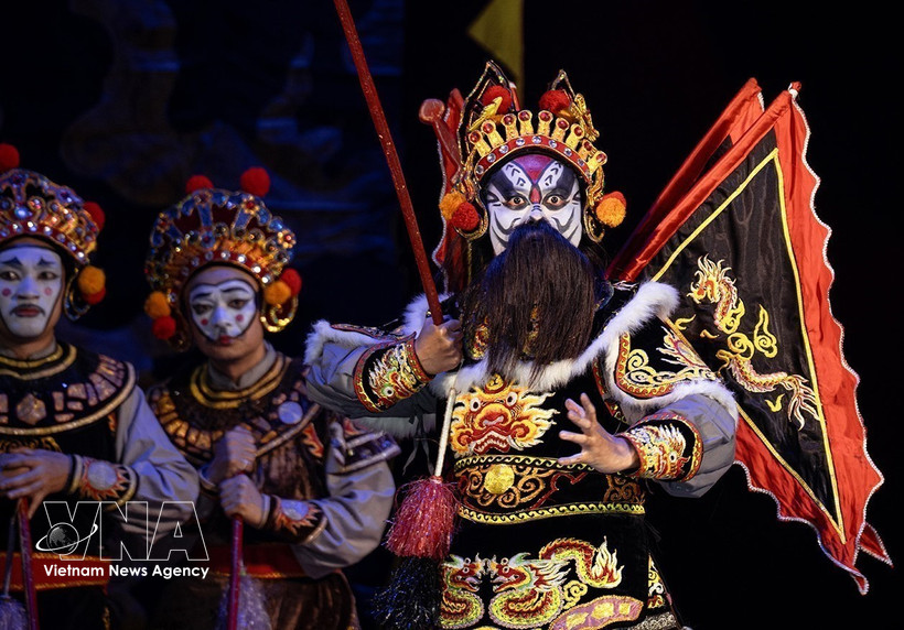 从剧（Tuồng）是越南具有悠久历史的传统戏剧艺术。图自越通社