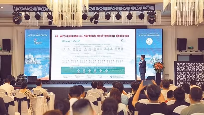 2026年7月在芽庄举行的旅游领域数字化转型实施指导培训活动。图自TITC