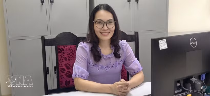 越南社会科学翰林院环境地理与可持续发展研究所所长阮氏碧月。图自越通社
