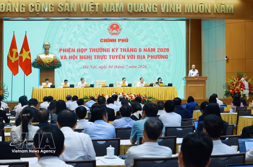 会议场景。图自越通社