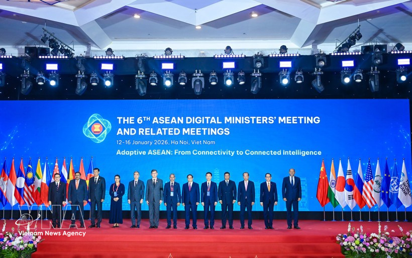 第六届东盟数字部长会议在河内隆重开幕。图自Vietnam+