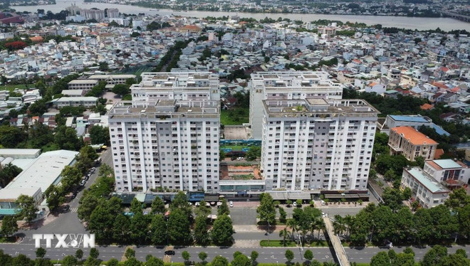 同奈省边和市一个保障性住房项目。图自越通社 nha-xa-hoi.jpg