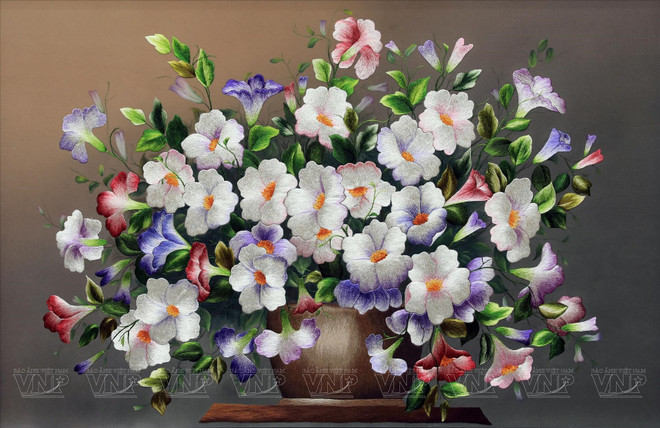 《福禄考花》。图自越南画报 tranh-2.jpg