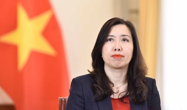 越南外交部副部长黎氏秋姮。图自越通社 le-thi-thuy-hang.jpg