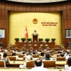 第十五届国会第九次会议场景。图自越通社