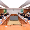 会见现场。图自mof.gov.vn