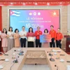 越通社向古巴提供援助。图自越通社