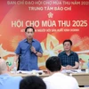 政府副总理裴青山发言。图自越通社