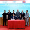越南海关缉毒目标中心设备交接仪式现场。图自cand.com.vn