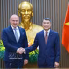 越南政府总理黎明兴与克罗地亚外交和欧洲事务部长拉德曼。图自越通社
