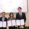 越南驻韩国商务处、越南驻韩国科技办事处与韩国合作伙伴签署合作谅解备忘录。图自越通社