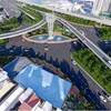 守添－隆城铁路效果图。图自越通社