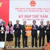 老街省第十六届人民议会第五次专题会议现场。图自越通社