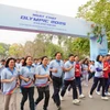2025年全民健康奥林匹克跑步日活动。图自越通社