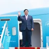 越南政府总理范明政启程对俄罗斯进行正式访问。图自越通社