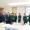 越共中央总书记、中央军委书记苏林参观108中央军队医院中央干部保健院（A11）和传染病临床院。