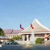 老挝国家会议中心。图自越通社