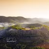 得农UNESCO世界地质公园里的火山。图自越通社