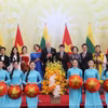 越南国家主席梁强夫妇设宴，欢迎立陶宛总统吉塔纳斯·瑙塞达夫妇来访。图自越通社