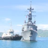 日本海上自卫队两艘驱逐舰对越南进行礼节性访问