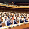第十五届国会八次会议场景。图自越通社