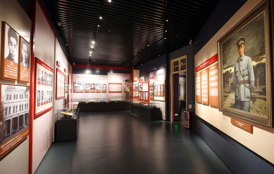 广州近代史博物馆的展示空间。图自越通社