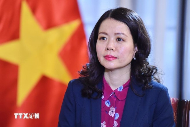 越南外交部副部长阮明姮。图自越通社 thu-truong-ngoai-giao-nguyen-minh-hang-030.jpg