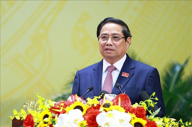 范明政总理在越共清化省第二十次代表大会上发表讲话。图自越通社 tt3-151025.jpg