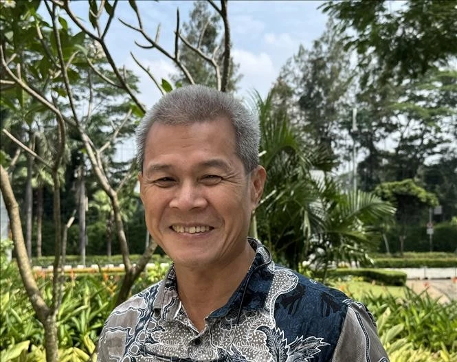 东盟与东亚经济研究院(ERIA)高级专家陈东方。图自越通社