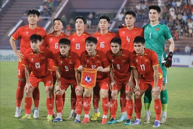 越南U23国家队。图自越通社