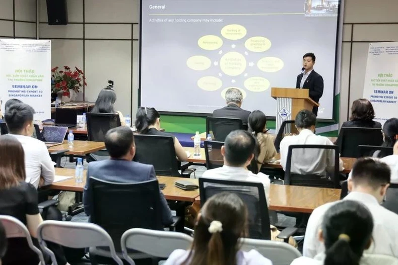 研讨会场景。图自越通社