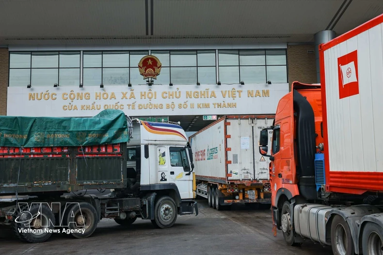 金城二号陆路国际口岸。图自越通社