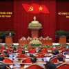 越南共产党第十三届中央委员会第十三次全体会议进入第二个工作日。图自越通社