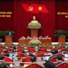 越南共产党第十三届中央委员会第十三次全体会议进入第二个工作日。图自越通社