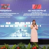 越南企业代表在研讨会上发表讲话。图自越通社
