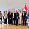越南国家网络安全协会（NCA）代表团与越南公安部代表与奥地利国家技术研究院（AIT）就促进双方在网络安全、数据和人工智能（AI）领域的合作召开工作会议。图自越通社