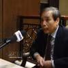 新加坡李光耀公共政策学院武明姜接受越通社记者的采访。图自越通社